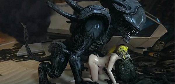  Samus Aran on a strange Alien Planet Saga Full Video 3D Porn